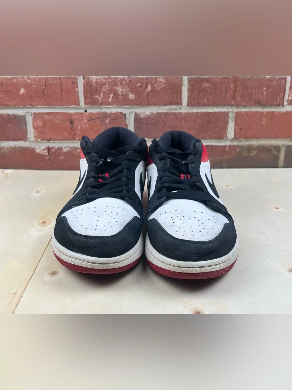 Nike Air Jordan 1 Low SE Black Toe Men’s Size 13